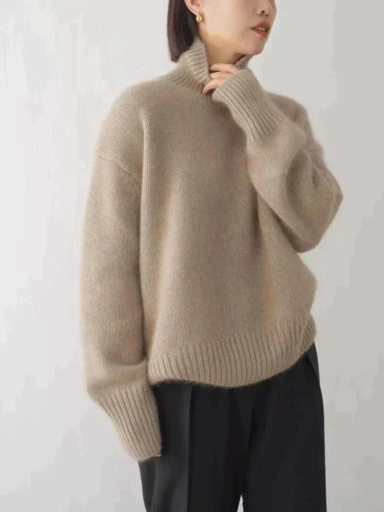 Willow | Women's Chunky Turtleneck Long Sleeve Sweater