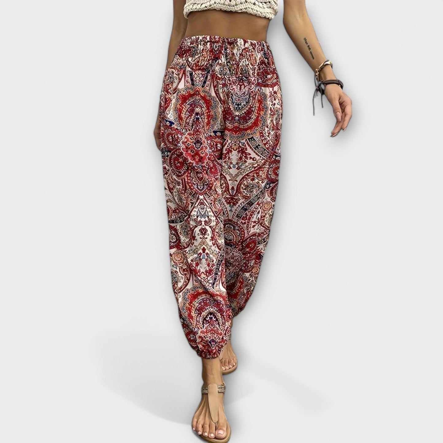 Zindra | Women's Boho Printed Harem Pants