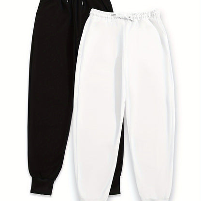 Effortless Fleece Jogger Pants for Women with High Waist Drawstring Tapered Cuffed Relaxed Style