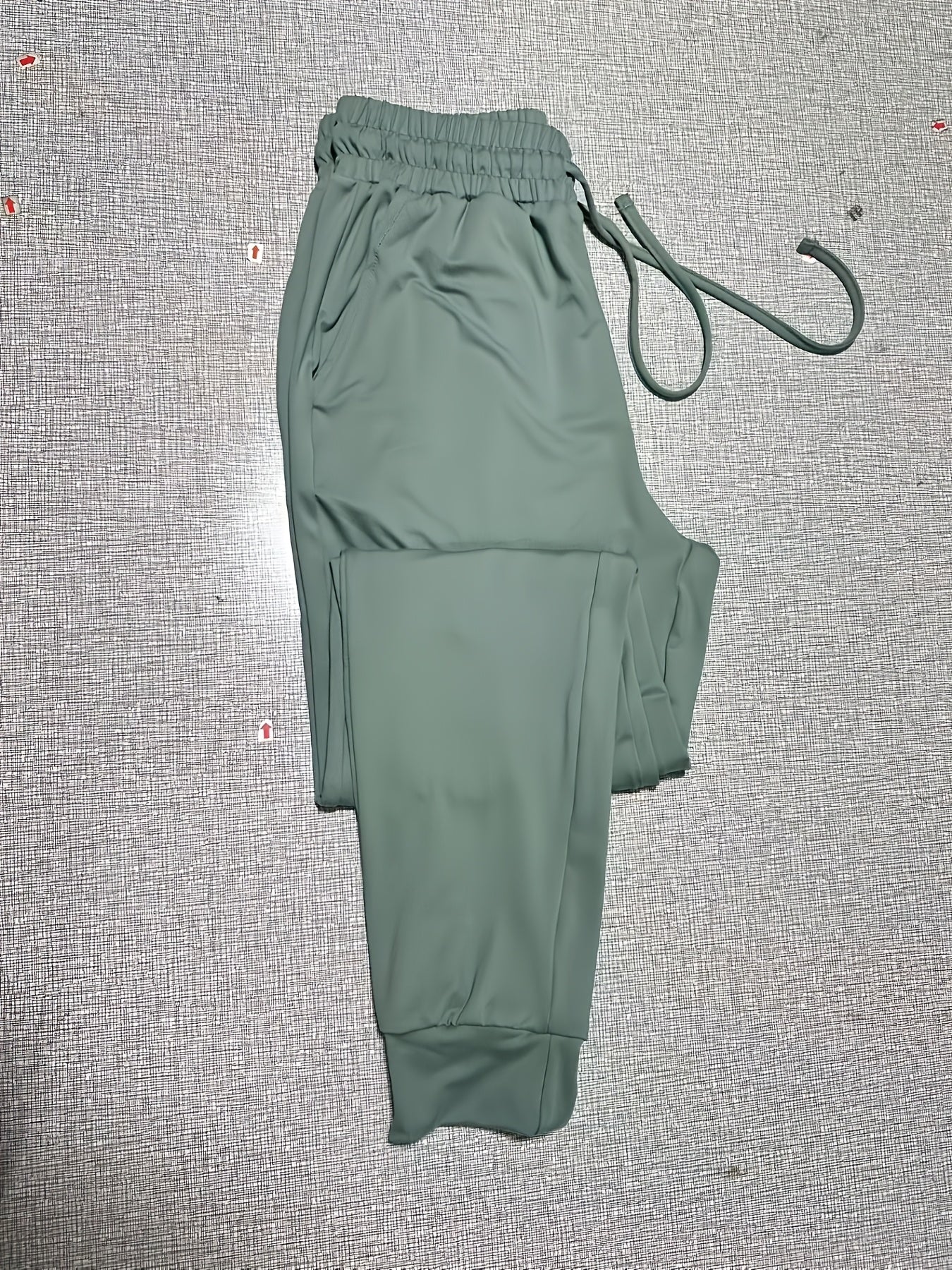 Effortless Jogger Pants for Women with High Waist Drawstring Tapered Cuffed Casual Style