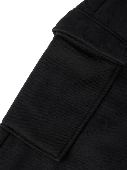Effortless Cargo Sweatpants for Women with High Waist Drawstring Wide Leg Relaxed Casual Style