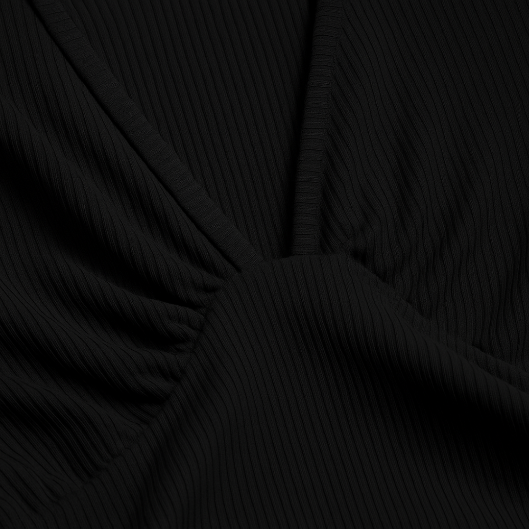 Effortless Wide Leg Jumpsuit for Women with V Neck Ruched Waist Sleeveless Flowing Style