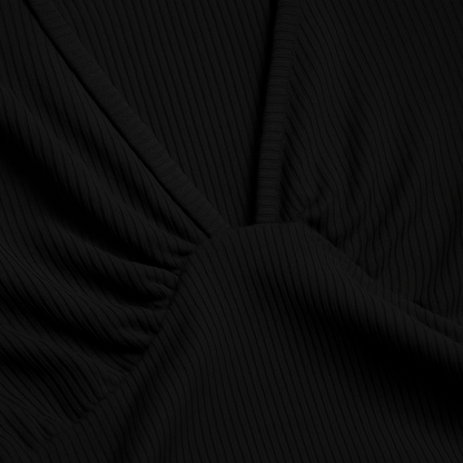Effortless Wide Leg Jumpsuit for Women with V Neck Ruched Waist Sleeveless Flowing Style