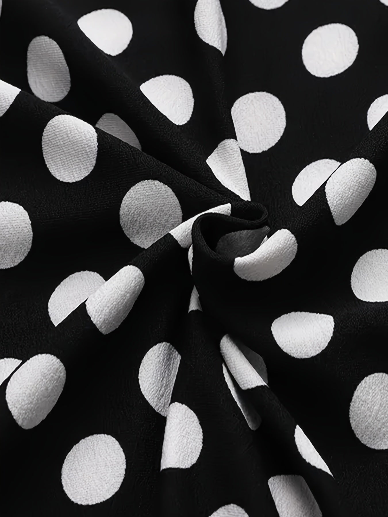 Elegant Red Polka Dot Midi Dress for Women with Collar Neckline Short Sleeve Button Front Flowing Style