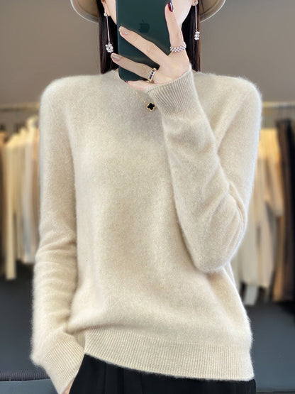 Fiona | Women's Classic Round Neck Long Sleeve Sweater