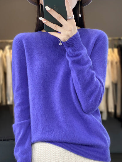 Fiona | Women's Classic Round Neck Long Sleeve Sweater