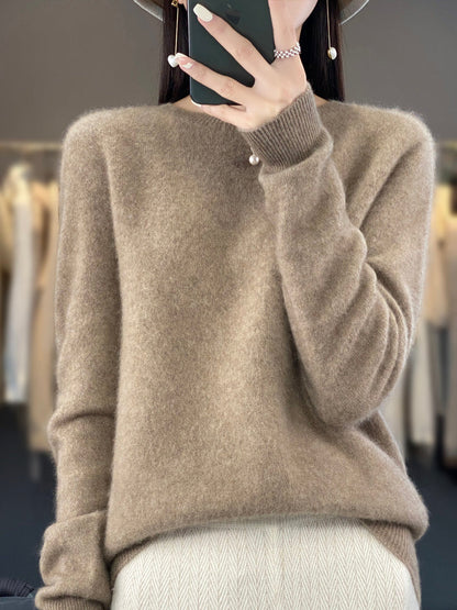 Fiona | Women's Classic Round Neck Long Sleeve Sweater