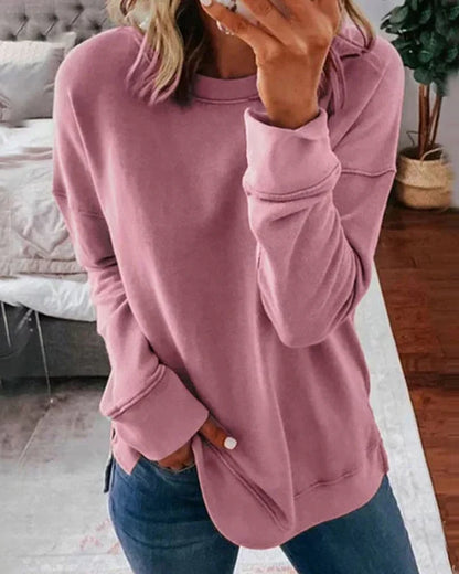 Josephine | Women's Crew Neck Dropped Shoulder Sweater