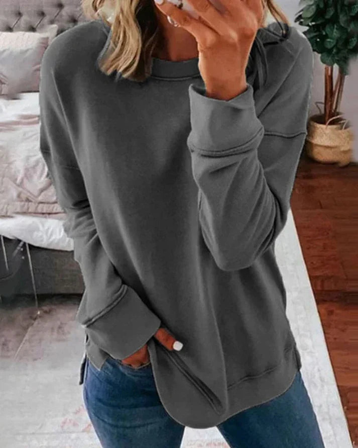 Josephine | Women's Crew Neck Dropped Shoulder Sweater