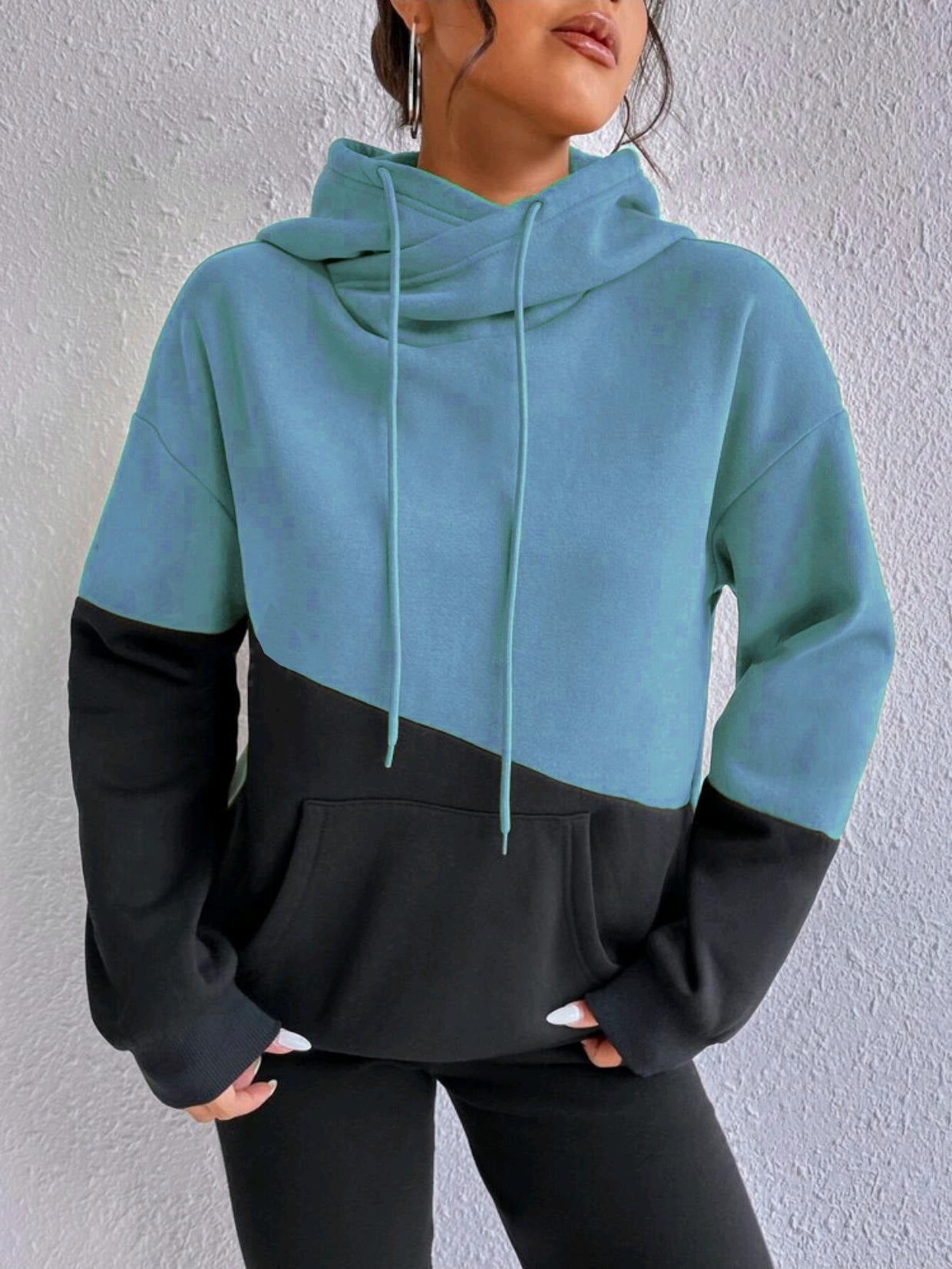 Wren | Women's Funnel Neck Drop-Shoulder Hoodie