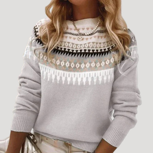 Wren | Women's Fair Isle Long Sleeve Sweater