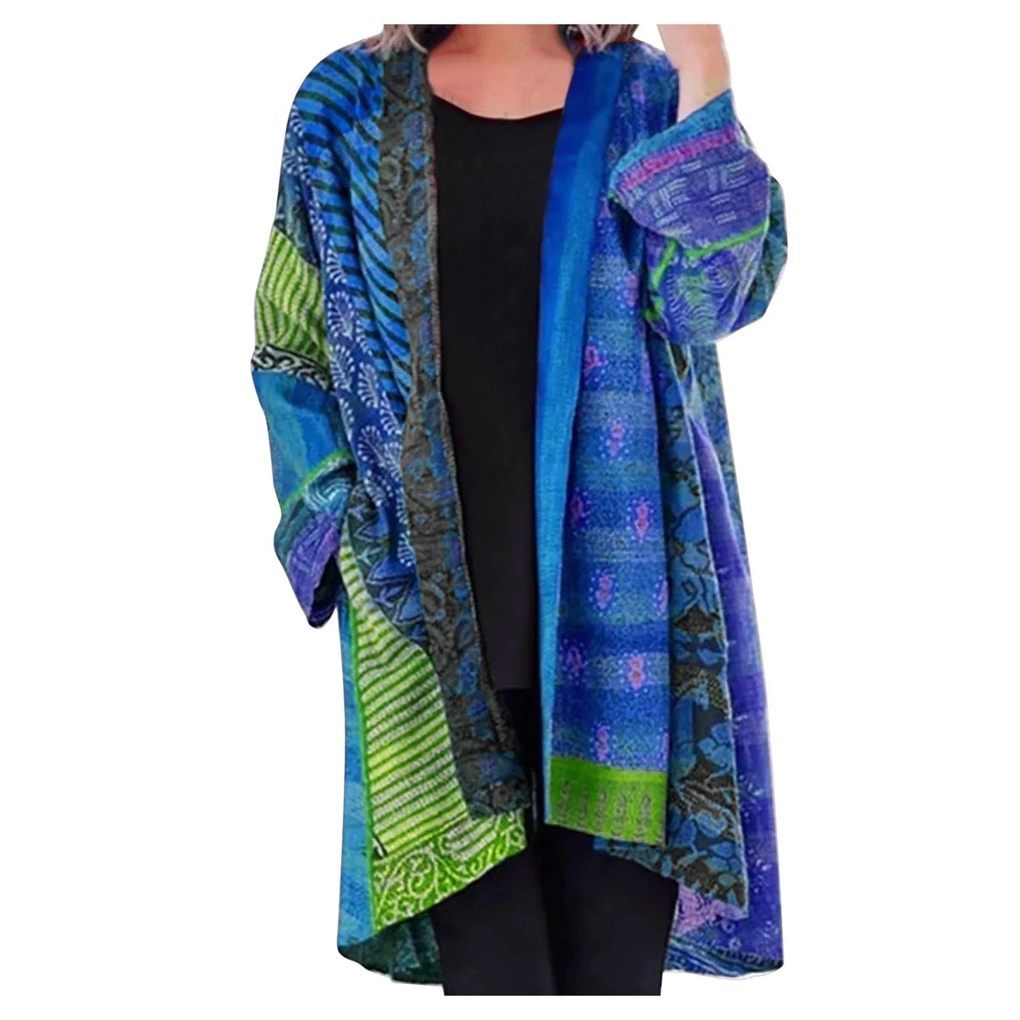 Zola | Women's Boho Patchwork Oversized Cardigan