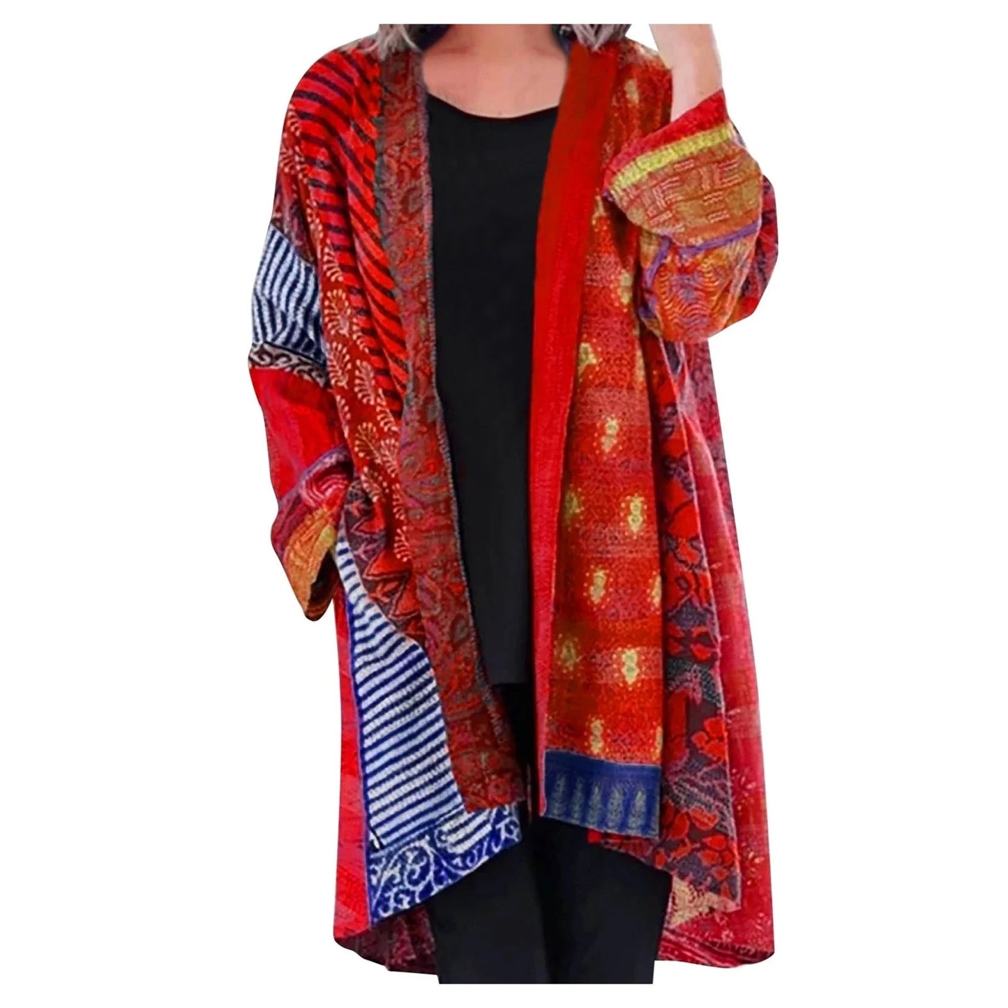 Zola | Women's Boho Patchwork Oversized Cardigan