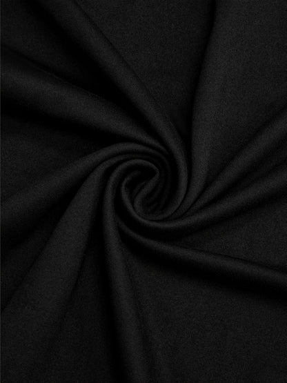 Elegant Black Maxi Dress for Women with Round Neck Sleeveless A Line Pocket Flowing Style