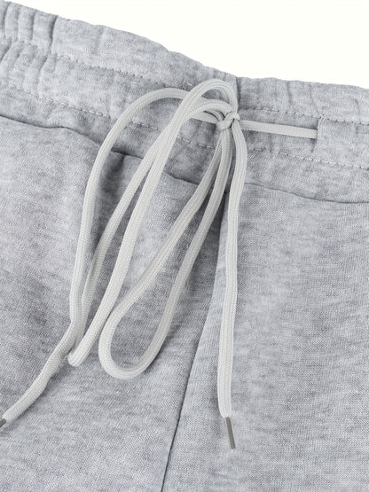 Effortless Cargo Sweatpants for Women with High Waist Drawstring Wide Leg Relaxed Casual Style