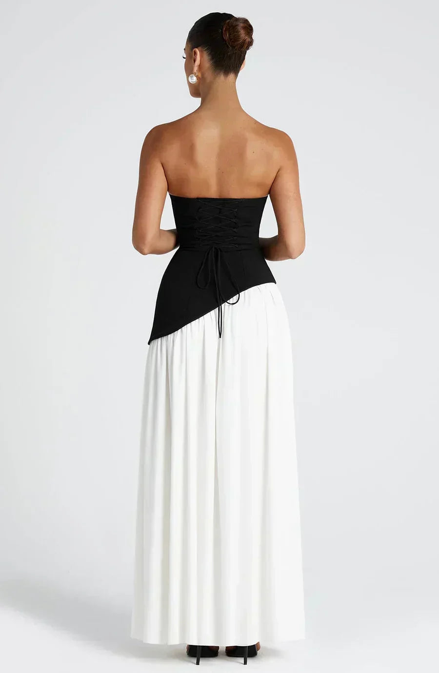 Calixta | Women's Strapless High Slit Formal Maxi Dress