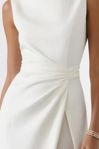 Cressida | Women's Boat Neck Sleeveless Maxi Dress