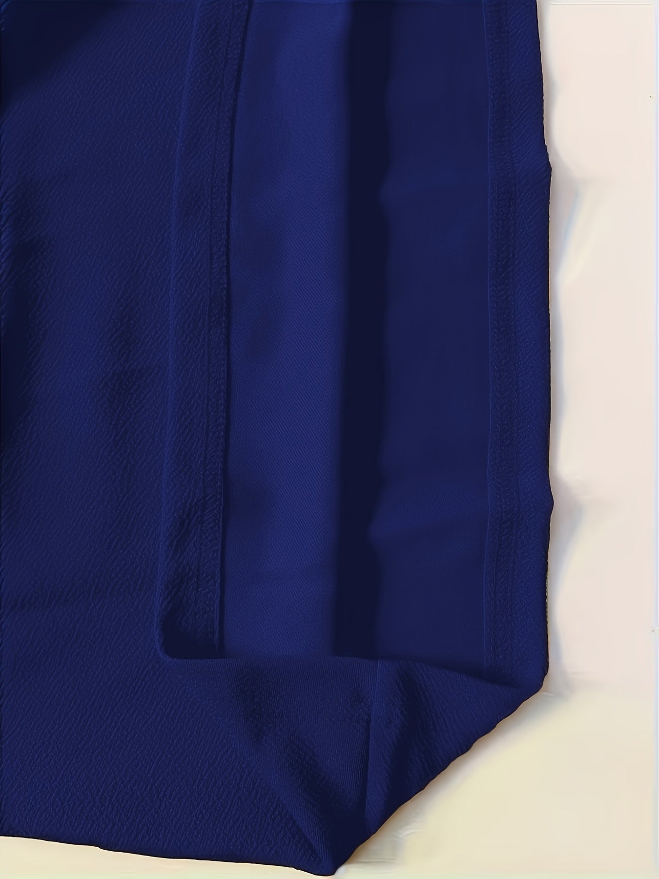 Elegant Royal Blue Midi Dress for Women with Sweetheart Neck Elbow Sleeve Pleated Fit and Flare Style
