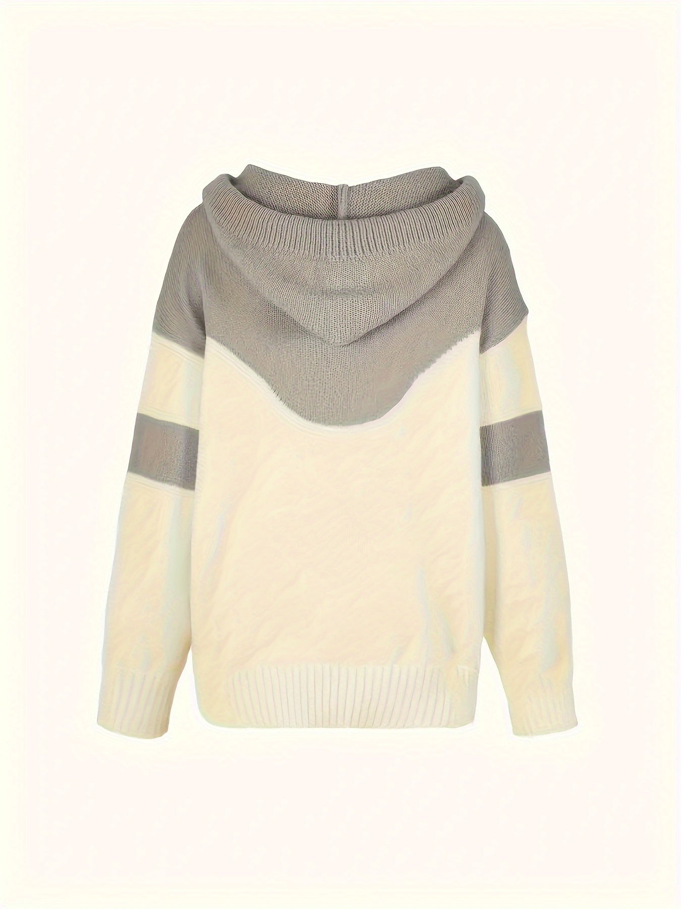 New Trendy Women'S Clothing Featuring Stylish And Elegant Designs, Including a Casual Patchwork Hoodie with Drawstring Pockets And a Color-Blocking Style for Warmth