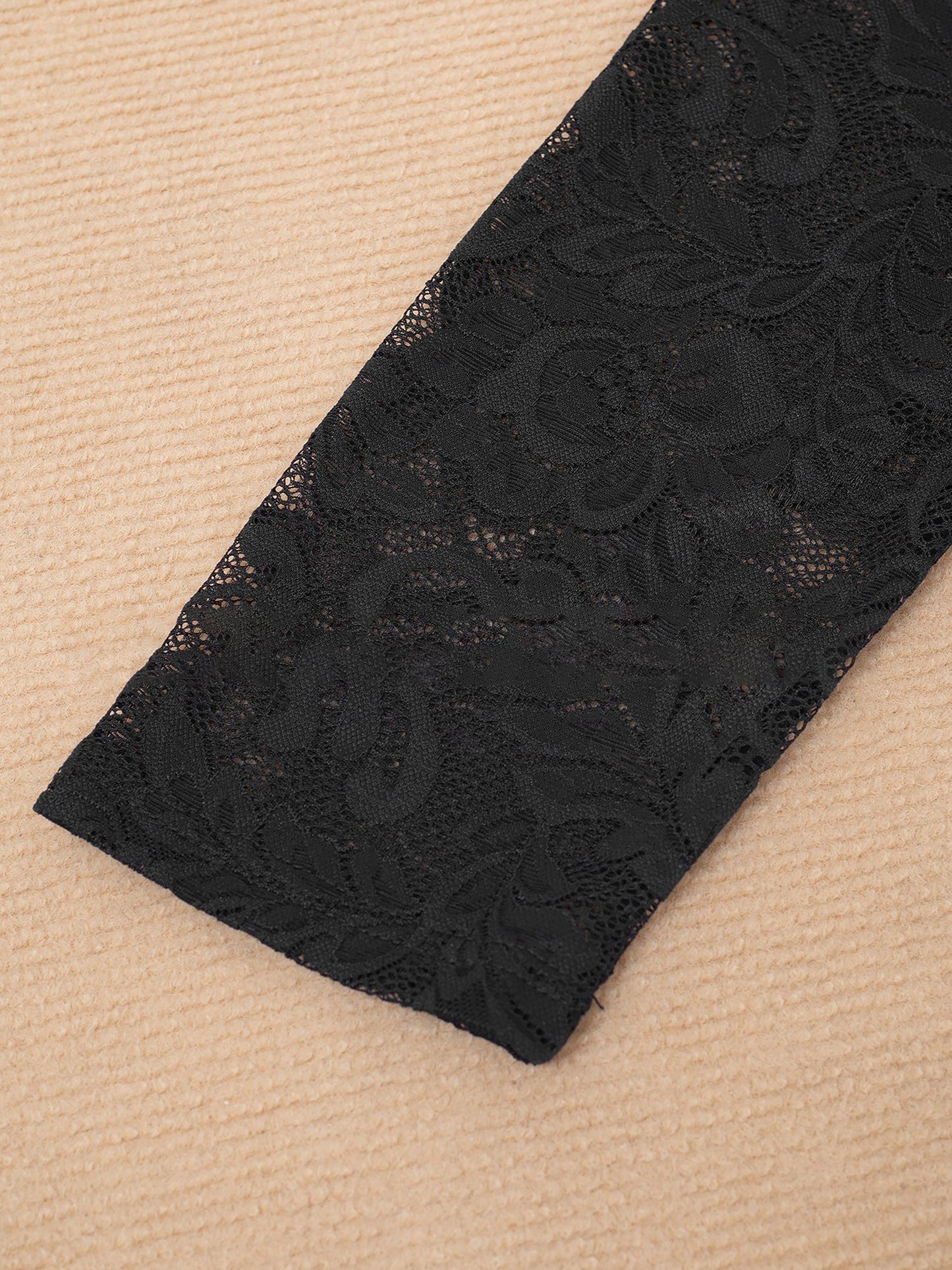 Elegant Mother of the Bride Lace Bodycon Dress for Women with High Neck Sleeve Style