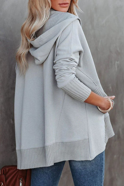 Waverly | Women's Oversized Henley Pullover Hoodie