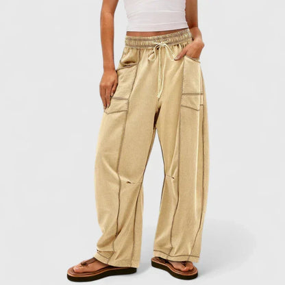 Ysolde | Women's Wide Leg Drawstring Elastic Waist Pants