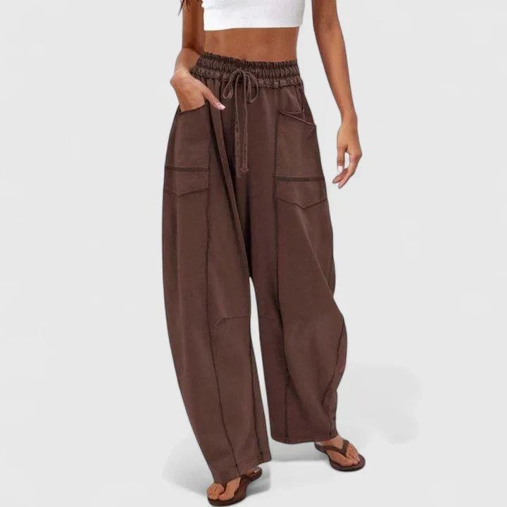Ysolde | Women's Wide Leg Drawstring Elastic Waist Pants