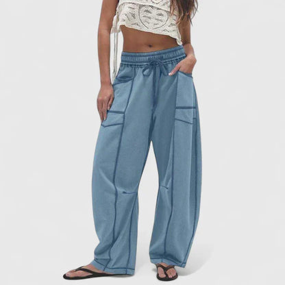 Ysolde | Women's Wide Leg Drawstring Elastic Waist Pants