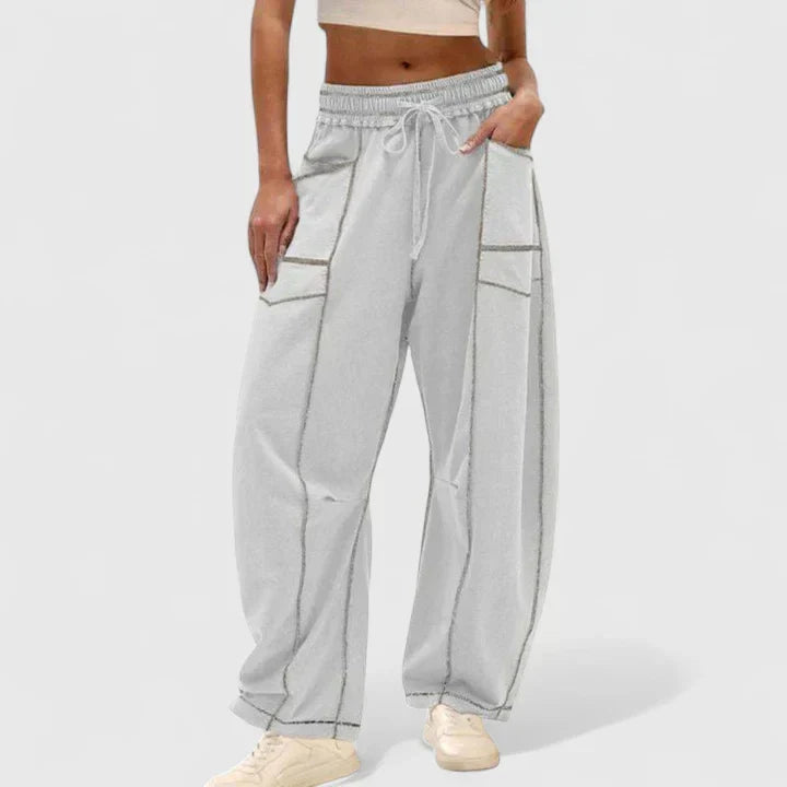 Ysolde | Women's Wide Leg Drawstring Elastic Waist Pants