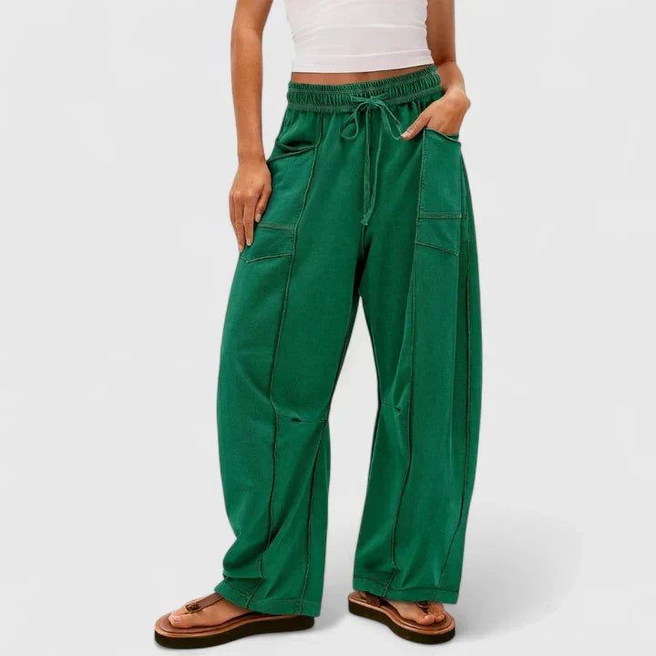 Ysolde | Women's Wide Leg Drawstring Elastic Waist Pants