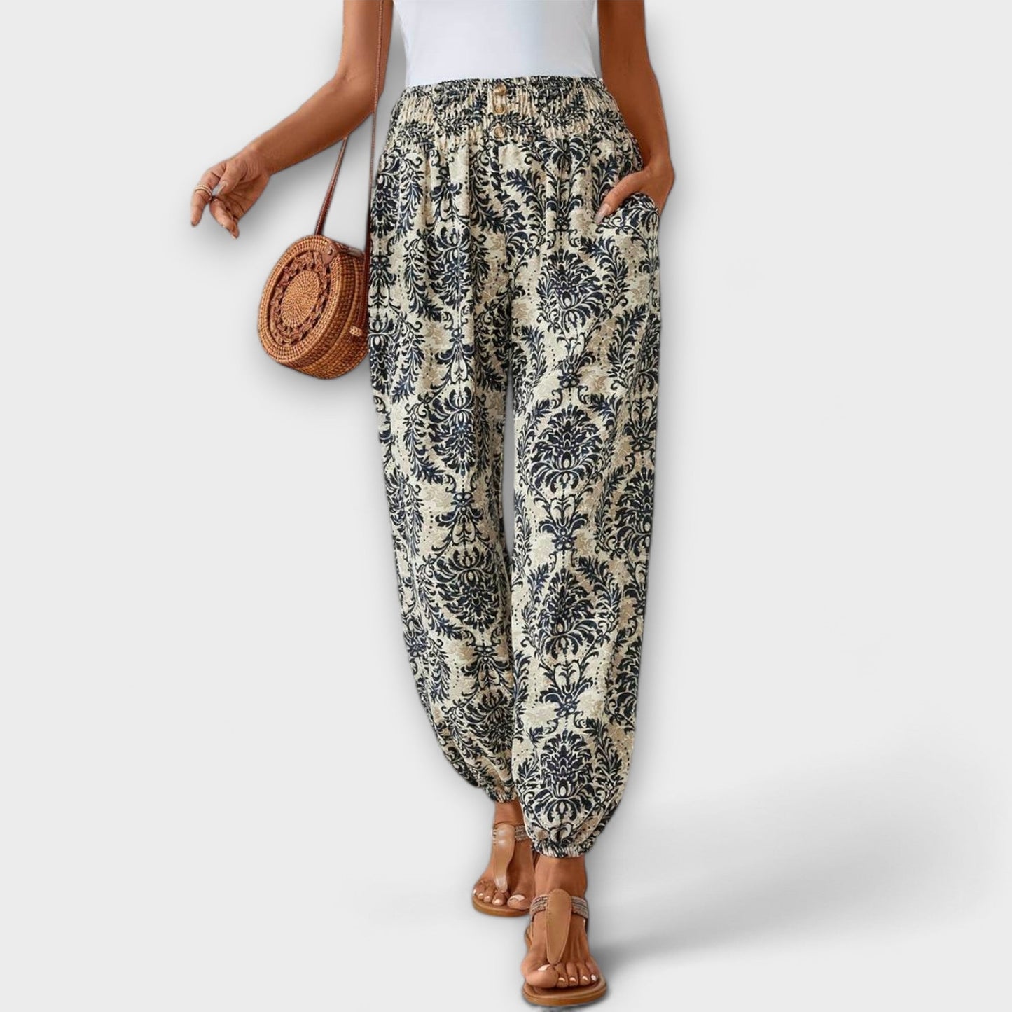 Zindra | Women's Boho Printed Harem Pants